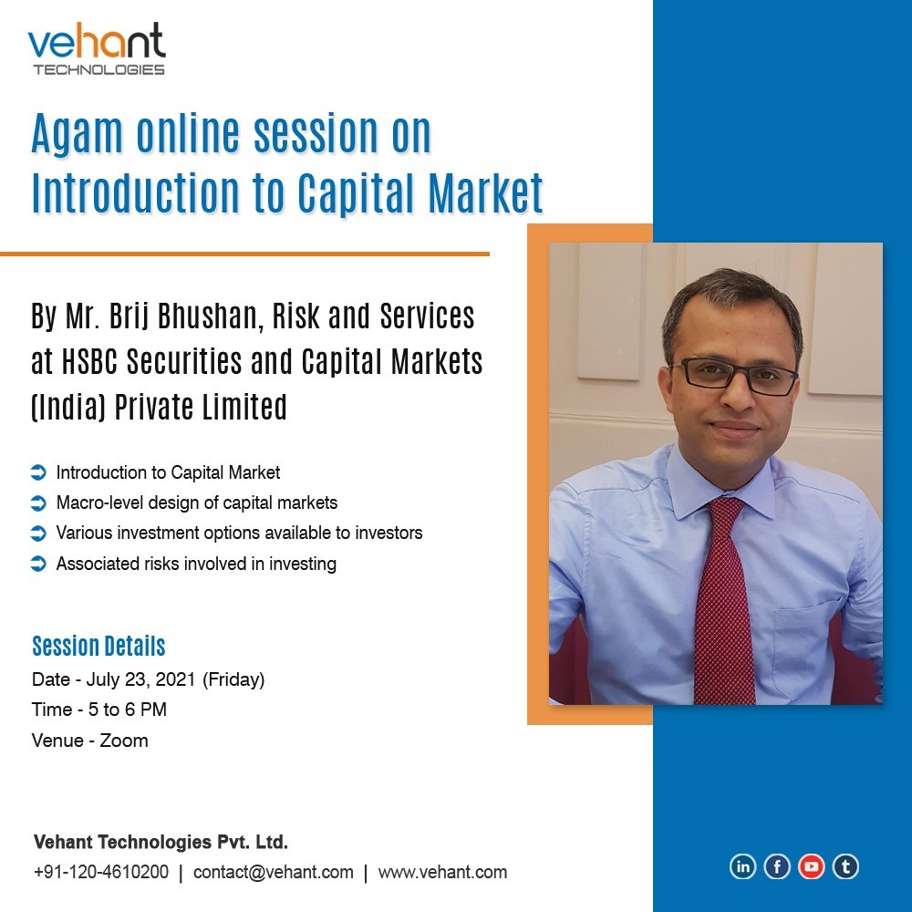 Online session on Introduction to Capital Market by Mr. Brij Bhushan